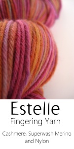 Hand-dyed Cashmere and Silk and Merino Fingering weight Sock yarn